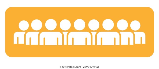 Symbol, people icon. vector file.