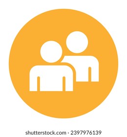 Symbol, people icon. vector file.