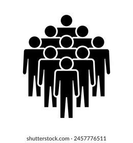 Símbolo, icono de personas. Archivo de Vector.