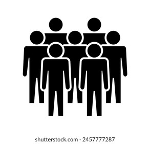 Símbolo, icono de personas. Archivo de Vector.