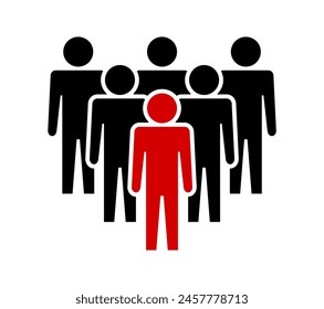 Symbol, people icon. vector file.