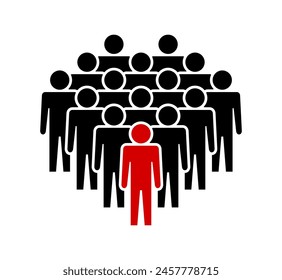 Symbol, people icon. vector file.
