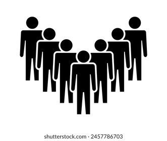 Symbol, people icon. vector file.