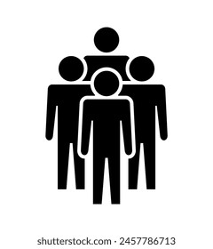 Symbol, people icon. vector file.