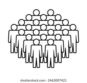 Symbol, people icon. vector file.