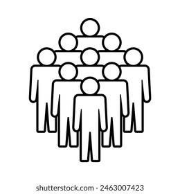 Symbol, people icon. vector file.