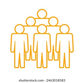 Symbol, people icon. vector file.