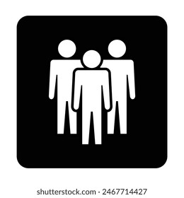 Symbol, people icon. vector file.