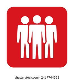 Symbol, people icon. vector file.