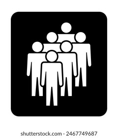 Symbol, people icon. vector file.