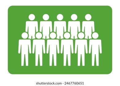 Symbol, people icon. vector file.
