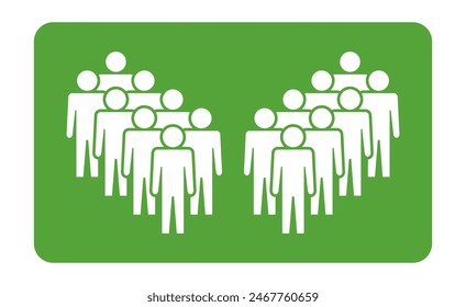 Symbol, people icon. vector file.