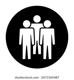 Symbol, people icon. vector file.