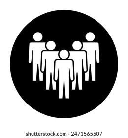 Symbol, people icon. vector file.