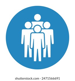 Symbol, people icon. vector file.