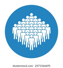 Symbol, people icon. vector file.