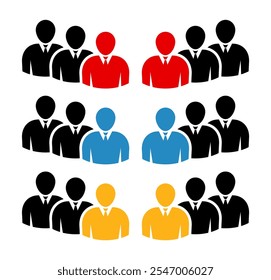Symbol, people icon. vector file.