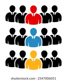 Symbol, people icon. vector file.