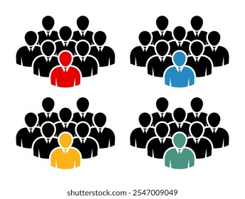 Symbol, people icon. vector file.
