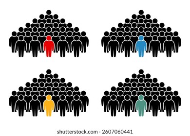 Symbol, people icon. vector file.