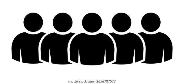 Symbol, people icon. vector file.
