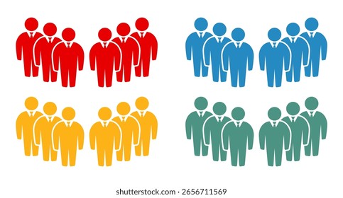 Symbol, people icon. vector file.