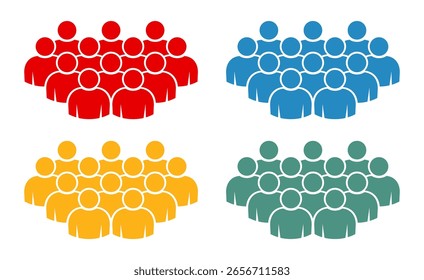 Symbol, Leute-Symbol. Vektordatei.