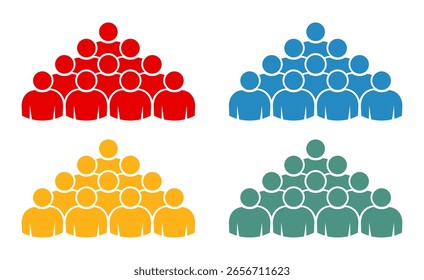 Symbol, Leute-Symbol. Vektordatei.