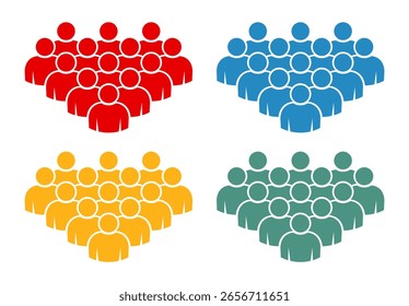 Symbol, Leute-Symbol. Vektordatei.