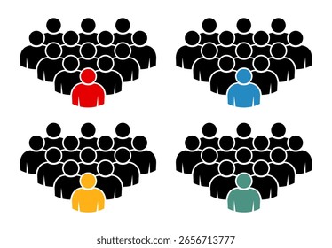 Symbol, people icon. vector file.