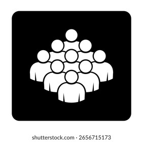 Symbol, Leute-Symbol. Vektordatei.