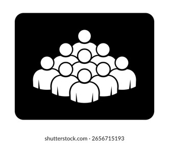 Symbol, people icon. vector file.