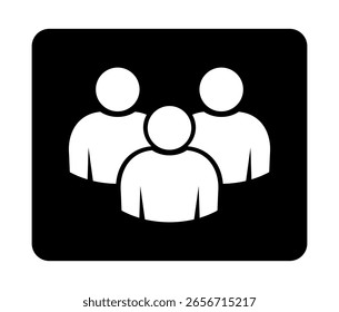 Symbol, Leute-Symbol. Vektordatei.