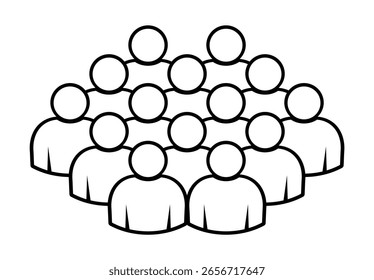 Symbol, people icon. vector file.