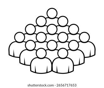 Symbol, people icon. vector file.