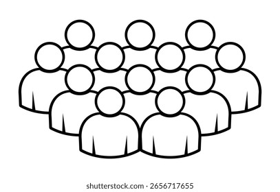 Symbol, people icon. vector file.