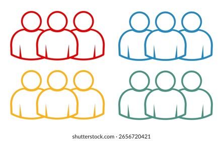 Symbol, people icon. vector file.