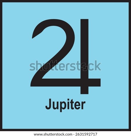Symbol of the planets in the solar system, Jupiter