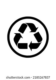 symbol for plastic recycling that is often used