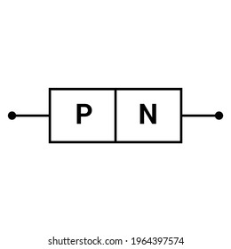Symbol of P-N Junction Diode