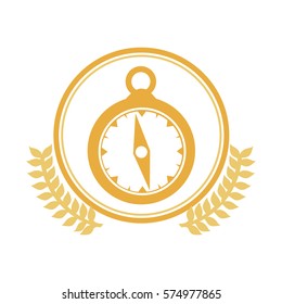 symbol pocket watch icon, vector illustration image