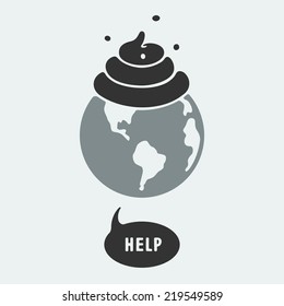 Symbol pollution of the planet