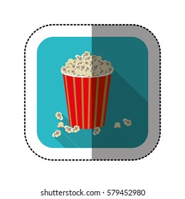 symbol popcorn icon image, vector illustration design