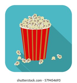 symbol popcorn icon image, vector illustration design