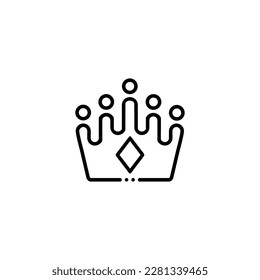 Symbol of power or authority icon