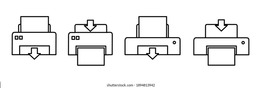 a symbol of printing equipment, printers for the printing and interior industries