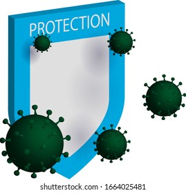 a symbol of protection against harmful bacteria and viruses, a threat to human immunity