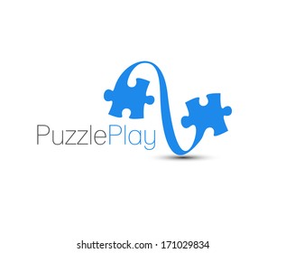 Symbol of Puzzle Game, isolated vector design