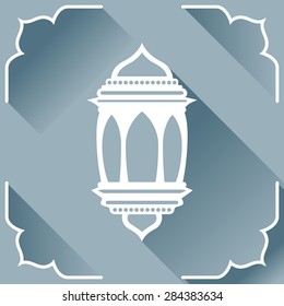 Symbol of Ramadan. Islamic logo.