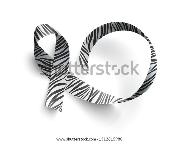 Symbol Rare Disease Awareness Day Ribbon Stock Vector Royalty Free